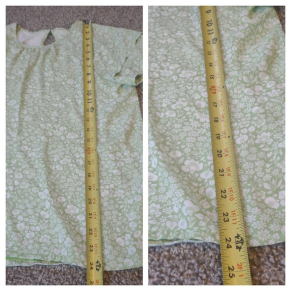 Loft Green / White Floral Blouse - Picture 13 of 16